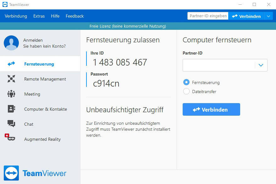 TeamViewer Fernwartung Grafikdesign Nicole Krell